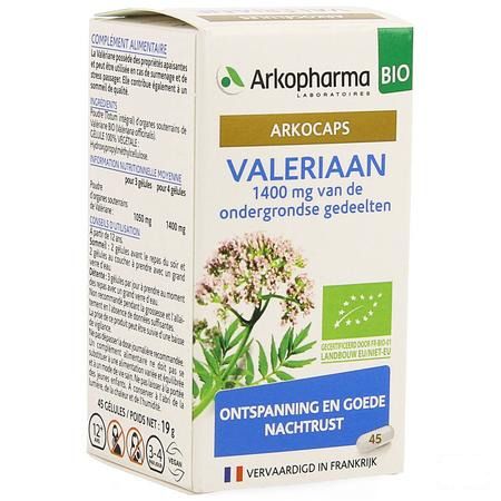 Arkogelules Valeriane Bio Caps 45 Nf  -  Arkopharma