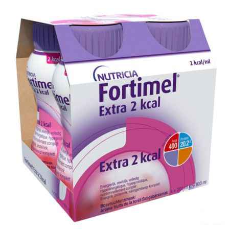 Fortimel Extra 2Kcal Bosvruchten 4X200 ml  -  Nutricia
