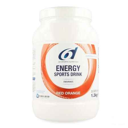 6d Sixd Energy Sports Drink Red Orange Poudre 1,3kg