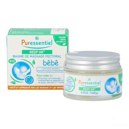 Puressentiel Ademhaling Massagebalsem Baby 30 ml  -  Puressentiel