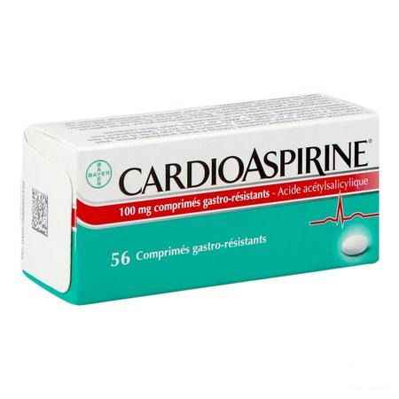 Cardioaspirine Maagsapresist. Tabletten 56 X 100 mg
