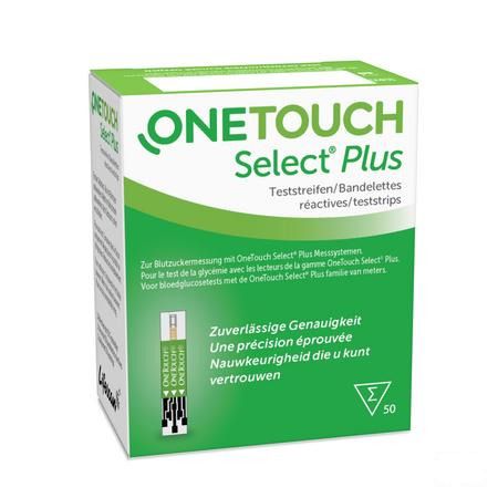 Onetouch Select Plus Teststrips (50)  -  Lifescan