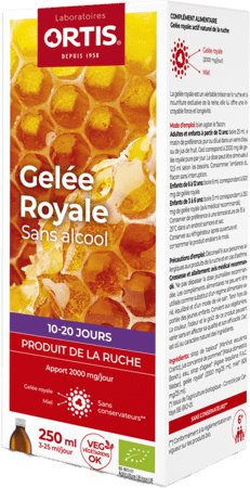 Ortis Gelee Royale Bio 250 ml  -  Ortis