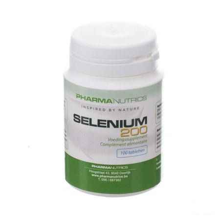 Selenium 200mcg Tabletten 100 Pharmanutrics  -  Pharmanutrics