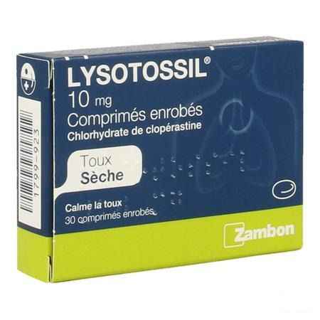 Lysotossil Dragee. 30 X 10 mg