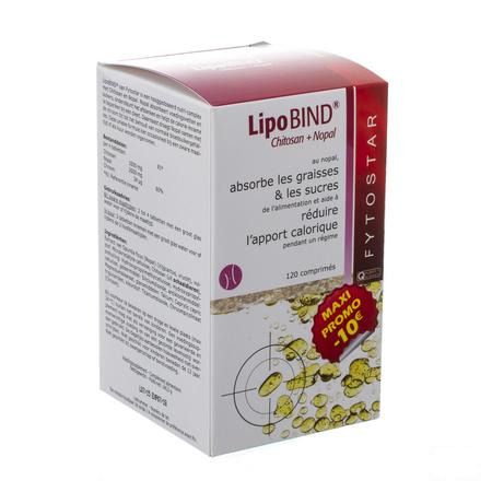 Fytostar Lipobind Chitosan Nopal Tabletten 120  -  Ocebio