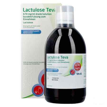 Lactulose Teva Solution Per Os 500 ml 