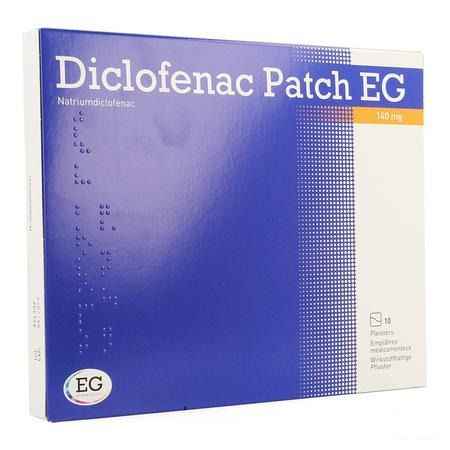 Diclofenac Patch EG 140 mg Pleister 10  -  EG