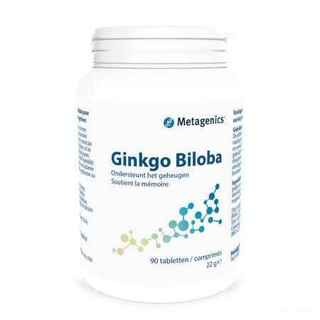 Ginkgo Biloba Tabletten 90x60 mg 1647  -  Metagenics