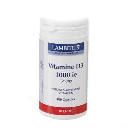 Lamberts Vitamine D 1000IE25 µg Tabletten 180  -  Health Benefits 08