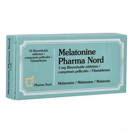 Melatonine Pharma Nord 3 mg Filmomh Tabl 10  -  Pharma Nord