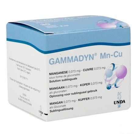 Gammadyn Ampullen 30 X 2 ml Mn-cu  -  Unda - Boiron