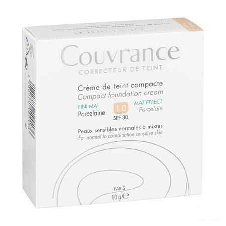 Avene Couvrance Creme Teint Tablettenoil Fr.01 Porcel.10 gr  -  Avene