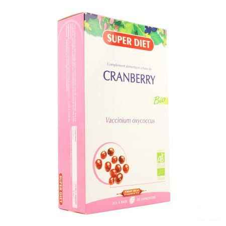 Super Diet Cranberry Bio Conf.urinair Ampullen 20x15 ml  -  Superdiet Laboratoires