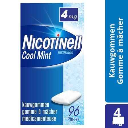 Nicotinell Cool Mint 4 mg Gommes A Macher 96