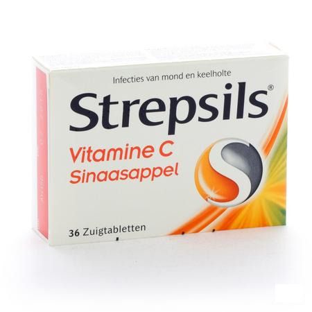 Strepsils Vitamine C Orange Pastille 36