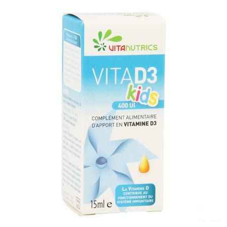 Vita D3 400UI Kids Vitanutrics Druppels 15 ml 