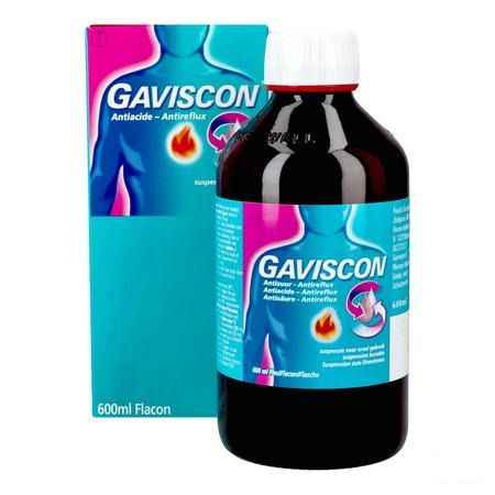 Gaviscon Antizuur-antireflux Suspensie Oraal Gebr.600 ml