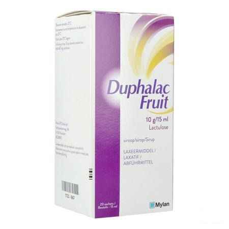 Duphalac Fruit Siroop Zakjes 20 X 15 ml 