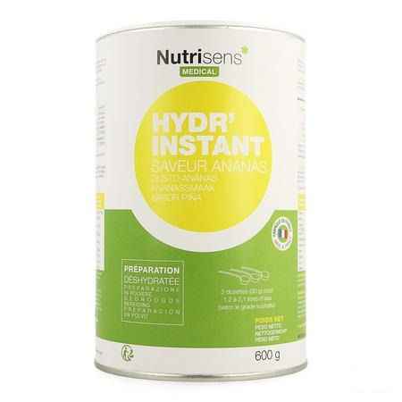 Hydr'instant Ananas 600 gr  -  Nutrisens Medical