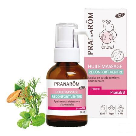 Pranabb Huile Massage Reconfort Ventre 30 ml  -  Pranarom