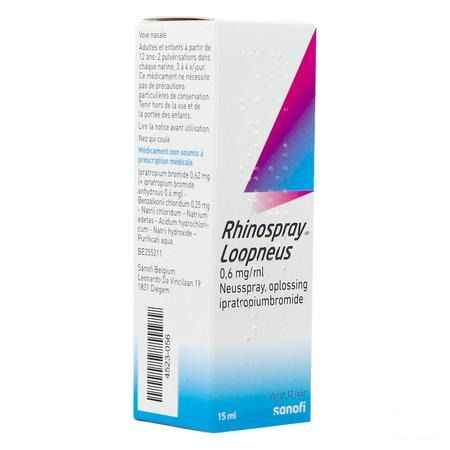Rhinospray Loopneus 0,6Mg/Ml Neusspray 15 ml