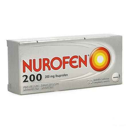Nurofen Comprimes Enrob. 30 X 200 mg