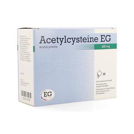 Acetylcysteine EG 600 mg Gran. Vr Drank Zakje 30  -  EG