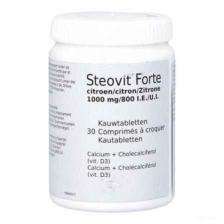 Steovit Forte Citron 1000 mg/800UI Comprimes Croq 90