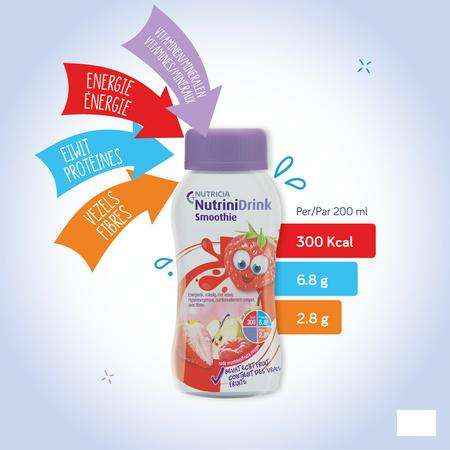 Nutrinidrink Smoothie Zomerfruit Flacon 200 ml  -  Nutricia