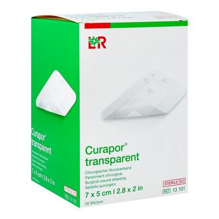 Curapor Transparent Steril 7cmx 5cm 50 13101  -  Lohmann & Rauscher