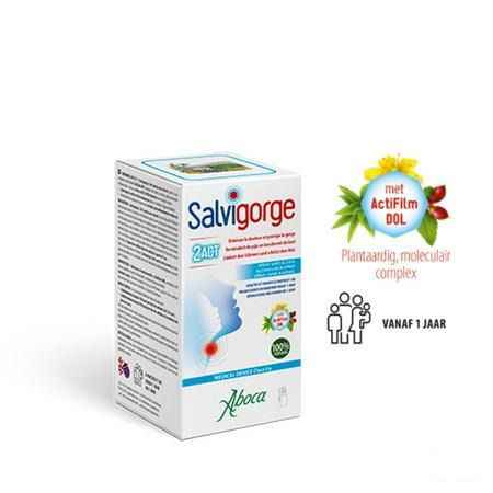 Salvigorge 2act Spray Alcohol 30 ml  -  Aboca