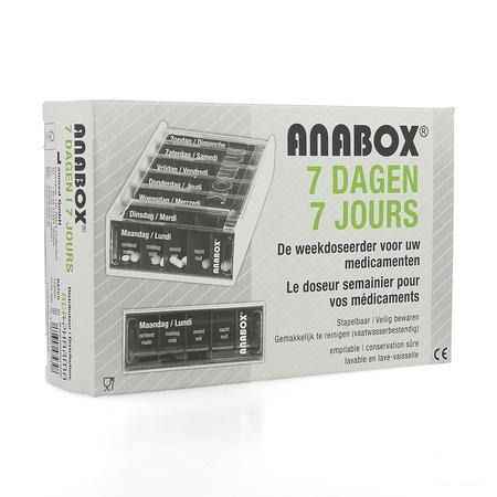 Anabox Pilbox 7 Dagen Kind Multicolor Nl/Fr