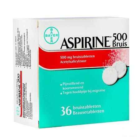 Aspirine 500 mg Comprimes Effervescents 36