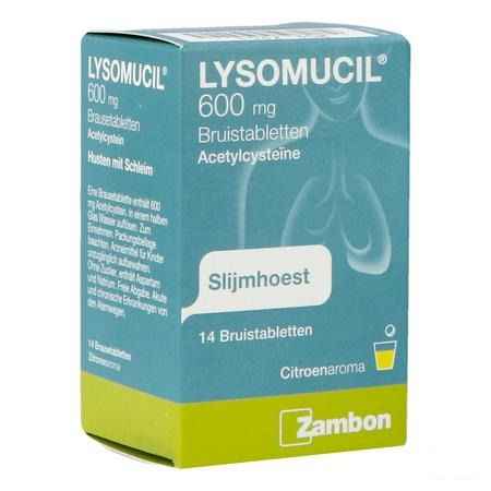 Lysomucil 600 Comprimes Effervescents 14 X 600 mg