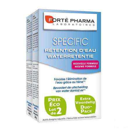 Specific Retention Eau Duopack Comprimes 2x28  -  Forte Pharma