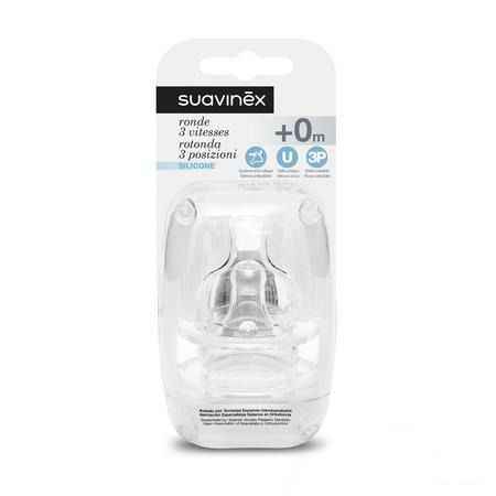 Suavinex Teets Zuigspeen Silic. 3pos. 2