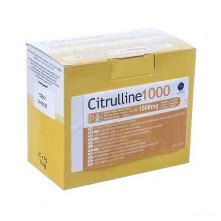 Citrulline 1000 Poeder Zakje 30x4g 