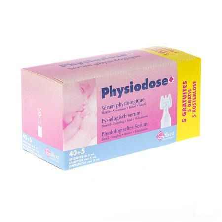 Physiodose Serum Fysio Ud Ster 40x5 ml + 5