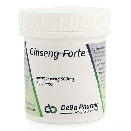 Ginseng Forte Comprimes 50x500 mg  -  Deba Pharma