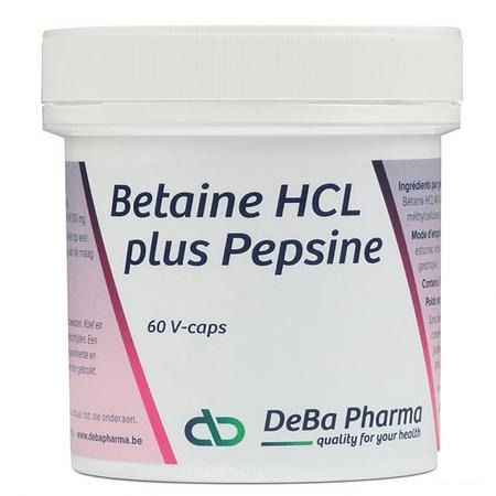 Betaine Hcl + Pesine V-Capsule 60  -  Deba Pharma