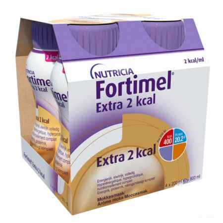 Fortimel Extra 2Kcal Mokka 4X200 ml  -  Nutricia