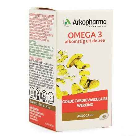 Arkogelules Omega 3 Origine Marine 60 643668  -  Arkopharma