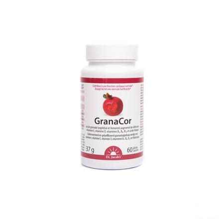 Granacor Granaatappelsap + Vit + foliumzuur Capsule 60  -  Natura Medicatrix