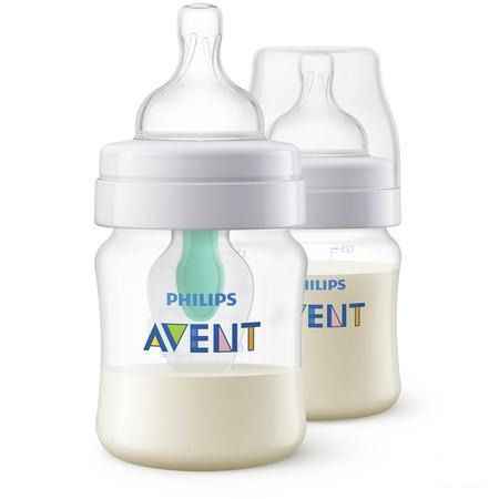 Philips Avent Anti colic Zuigfles Duo 2x125 ml Scf810/24  -  Bomedys
