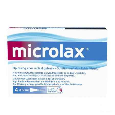 Microlax 4 X 5 ml