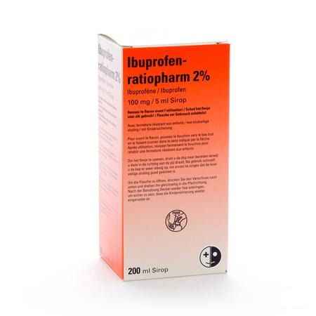 Ibuprofen Teva 2% Siroop 200 ml