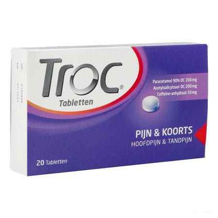 Troc Tabletten 20 2 Kernen  -  Melisana