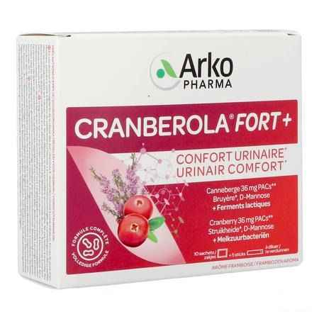 Cranberola Forte + Sach 5 + Stick 10  -  Arkopharma