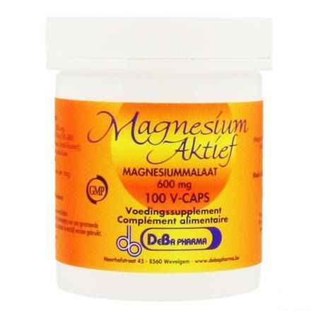 Magnesium Actif Capsule 100 X 600 mg  -  Deba Pharma